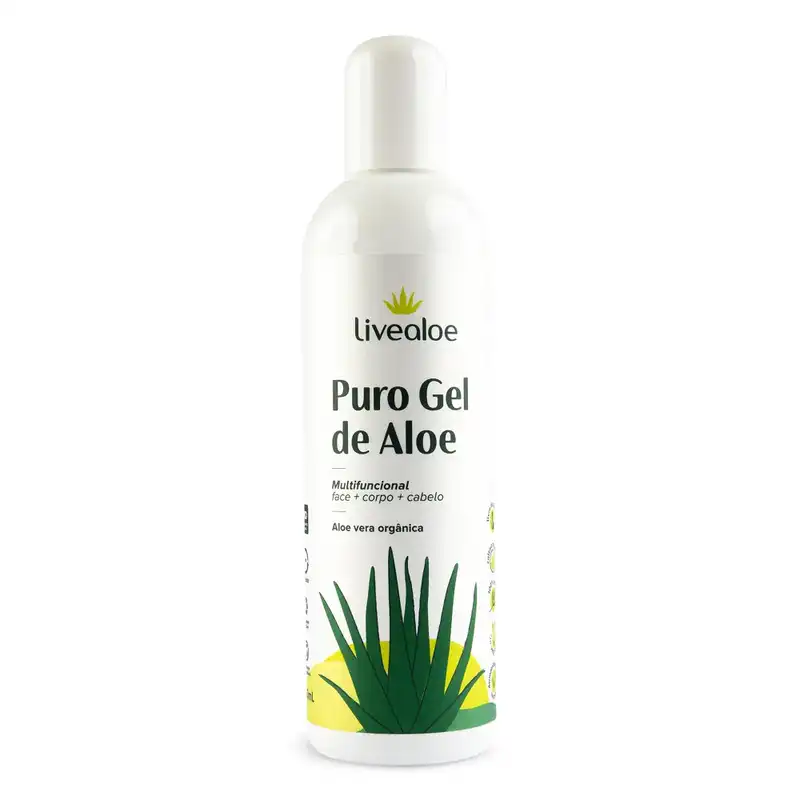 Puro Gel de Aloe Livealoe - 240ml - Blend Essencial Aromaterapia