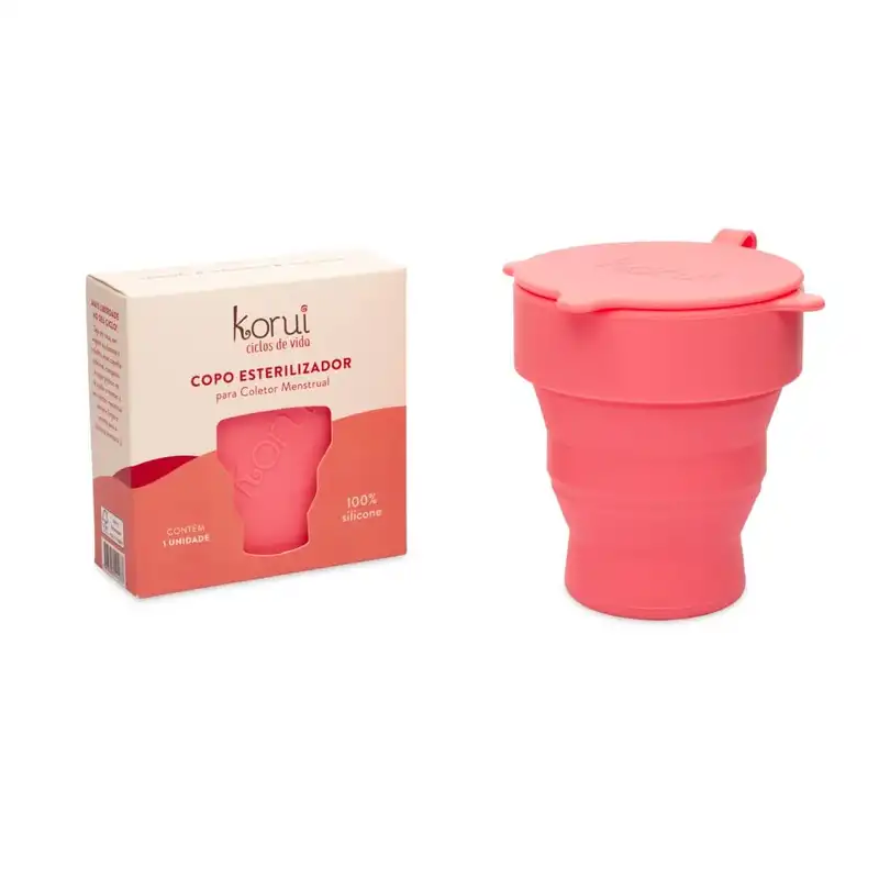 Copo Esterilizador para Coletor Menstrual Korui Goiaba Blend Essencial Aromaterapia