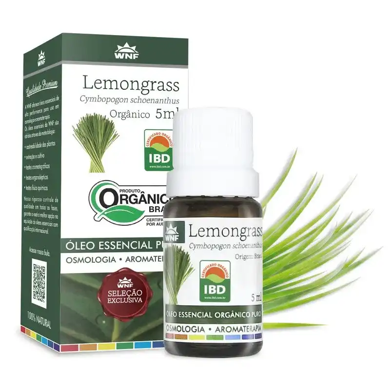 Óleo Essencial de Lemongrass (Capim Limão) WNF Blend Essencial Aromaterapia