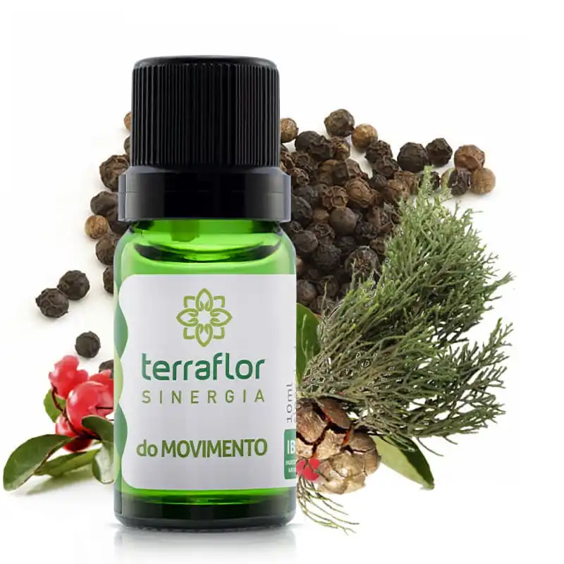 Sinergia do Movimento Terraflor - 10ml - Blend Essencial Aromaterapia