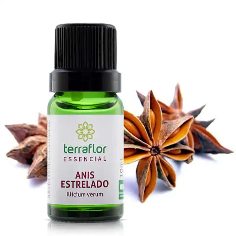 Óleo Essencial de Anis Estrelado Terraflor - 10ml - Blend Essencial Aromaterapia