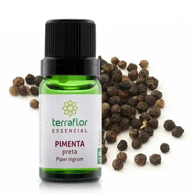 Óleo Essencial de Pimenta Preta Terraflor - 10ml - Blend Essencial Aromaterapia