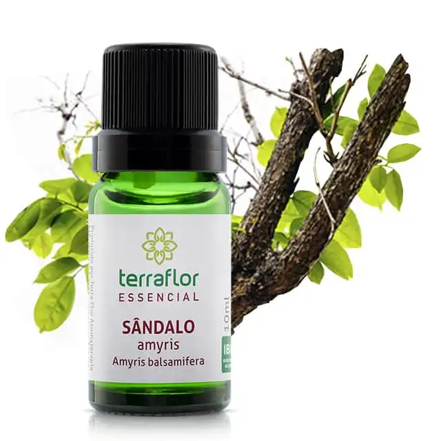 Óleo Essencial de Sândalo Amyris Terraflor - 10ml - Blend Essencial Aromaterapia