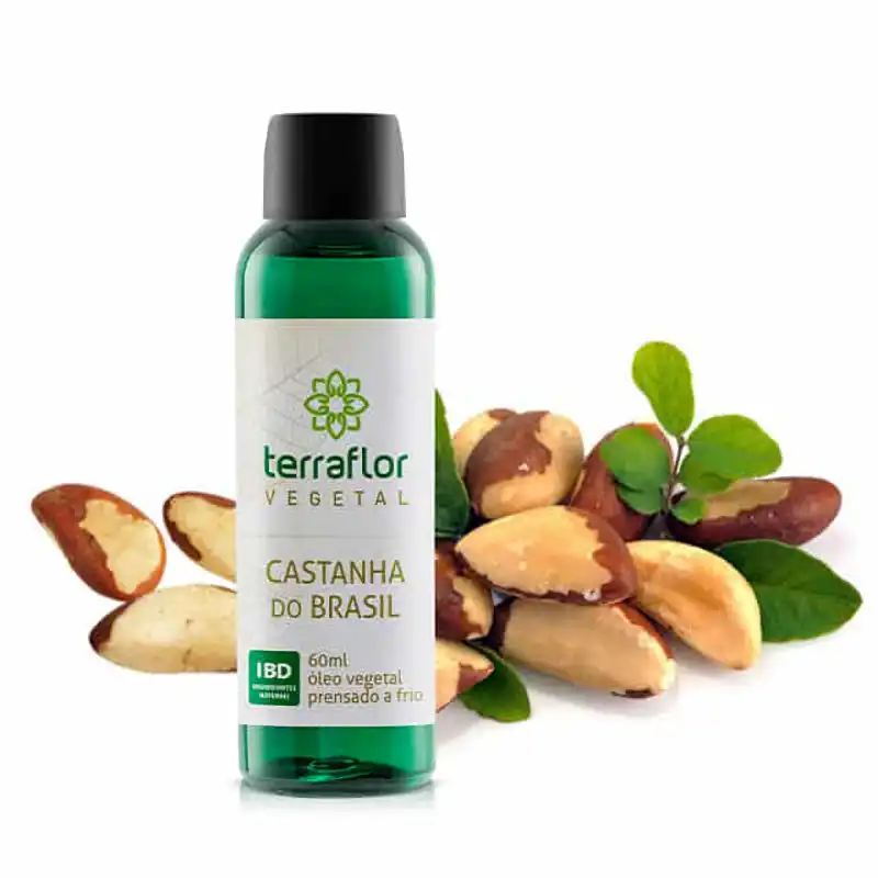 Óleo Vegetal Castanha do Brasil Prensado a Frio Terraflor - 60ml - Blend Essencial Aromaterapia