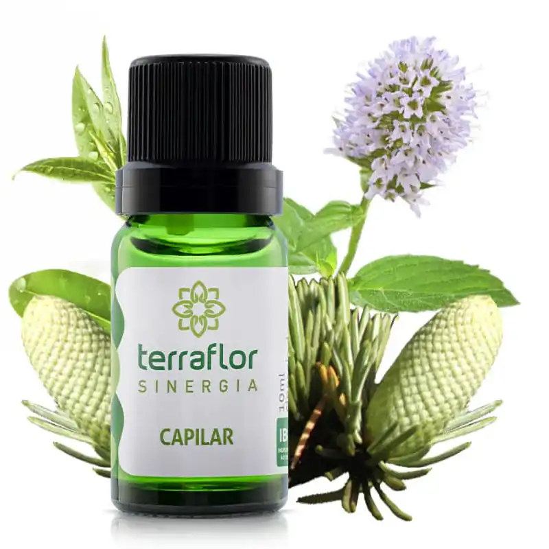 Sinergia Capilar Terraflor - 10ml - Blend Essencial Aromaterapia
