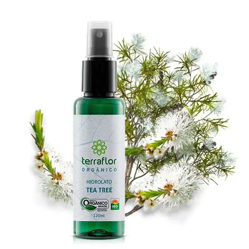 Hidrolato de Tea Tree Orgânico Terraflor - 120ml - Blend Essencial Aromaterapia